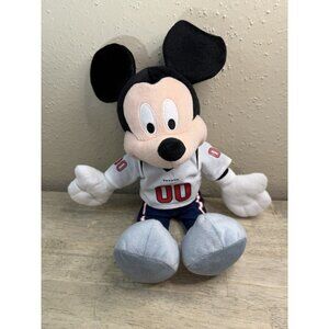 Mickey Mouse Disney NFL Plushie Texans Jersey # 00